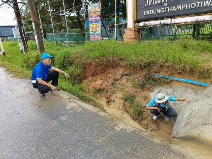 ไฟล์แนบ การประปาส่วนภูมิภาคสาขาตะกั่วป่าได้ร่วมมือเทศบาลตำบลคึกคัก แขวงทางหลวง