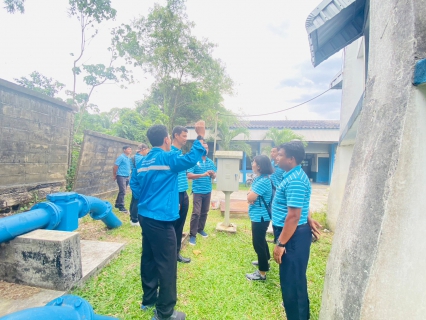 ไฟล์แนบ การประปาส่วนภูมิภาคสาขากาญจนดิษฐ์ เข้ารับการตรวจประเมินผลการดำเนินงาน โครงการจัดการน้ำสะอาด : WSP ปี 2566