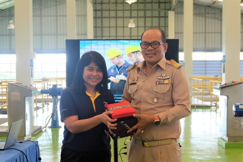 ไฟล์แนบ กปภ.สาขาสุราษฎร์ธานี (ชั้นพิเศษ) ต้อนรับนักศึกษาจากมหาวิทยาลัยวลัยลักษณ์ ในการศึกษาดูงานระบบผลิต ณ สถานีผลิตน้ำบ้านนาทราย