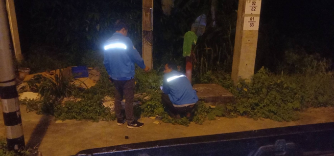 ไฟล์แนบ การประปาส่วนภูมิภาคสาขาคลองท่อมลงพื้นที่ทำ Step Test สำรวจหาท่อแตกรั่ว บริเวณพื้นที่ ตำบลคลองท่อมใต้ อำเภอคลองท่อม จังหวัดกระบี่