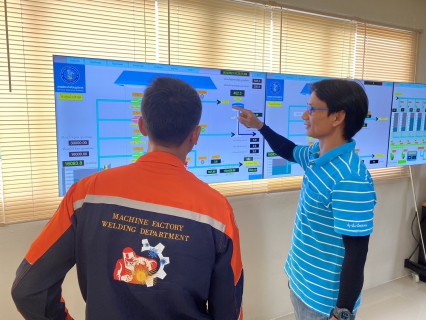 ไฟล์แนบ กปภ.สาขาขอนแก่น(พ)ให้การต้อนรับคณะอาจารย์ เเละ นักศึกษาจากวิทยาลัยการอาชีพหนองสองห้อง อำเภอหนองสองห้อง จ.ขอนแก่น เข้าศึกษาดูงาน ณ สถานีผลิตน้ำอุบลรัตน์ 2 
