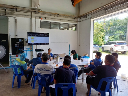 ไฟล์แนบ กปภ.สาขาสงขลา จัดอบรมการควบคุมคุณภาพน้ำ (On-the-job training) แก่พนักงานเเละลูกจ้างสายงานผลิต 