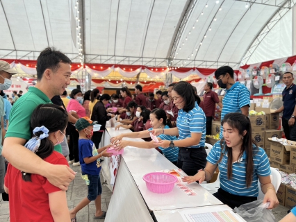 ไฟล์แนบ กปภ.สาขาสมุทรสงคราม ร่วมกิจกรรมงานสืบสานประเพณีวัฒนธรรมลุ่มน้ำแม่กลองและของดีเมืองสามน้ำและงานกาชาดจังหวัดสมุทรสงคราม ประจำปี 2566  