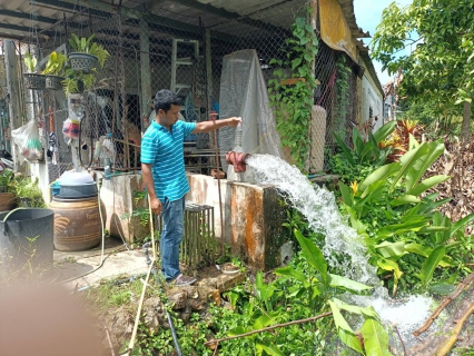 ไฟล์แนบ การประปาส่วนภูมิภาคสาขาคลองท่อมล้างตะกอนระบายในเส้นท่อจ่ายน้ำ (Blow off) ผ่านหัวดับเพลิง