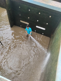 ไฟล์แนบ กปภ.สาขากาญจนบุรี ล้างถังตกตะกอนโรงกรองน้ำ ประจำเดือน สิงหาคม 2566 