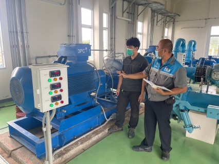 ไฟล์แนบ กปภ.สาขาท่ามะกา เข้ารับการอบรมและติดตั้งอุปกรณ์ Smartsensor "โครงการวัดประสิทธิภาพเครื่องจักร" 