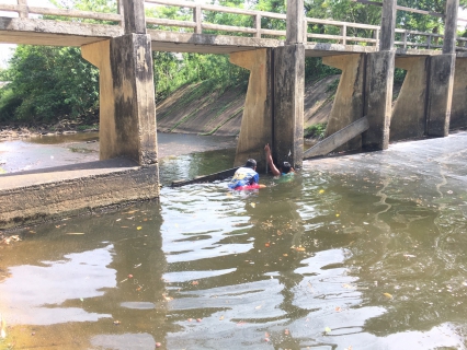 ไฟล์แนบ การประปาส่วนภูมิภาคสาขากาญจนดิษฐ์ ดำเนินการรื้อขยะและเปิดทางน้ำเพื่อแก้ปัญหาน้ำคลองกะแดะ ไหลน้อยและมีขยะขวางทางน้ำ