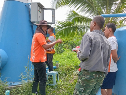 ไฟล์แนบ การประปาส่วนภูมิภาคสาขากาญจนดิษฐ์ ลงพื้นที่แนะนำและแก้ไขปัญหาระบบประปาหมู่บ้านแก่ผู้ดูแลระบบประปาหมู่บ้าน บ้านไสใน ตำบลกรูด อำเภอกาญจนดิษฐ์ จังหวัดสุราษฎร์ธานี 