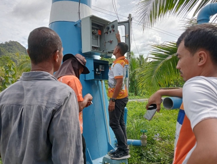 ไฟล์แนบ การประปาส่วนภูมิภาคสาขากาญจนดิษฐ์ ลงพื้นที่แนะนำและแก้ไขปัญหาระบบประปาหมู่บ้านแก่ผู้ดูแลระบบประปาหมู่บ้าน บ้านไสใน ตำบลกรูด อำเภอกาญจนดิษฐ์ จังหวัดสุราษฎร์ธานี 