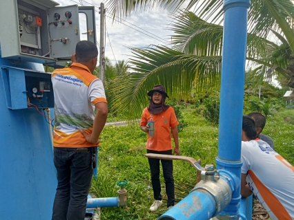 ไฟล์แนบ การประปาส่วนภูมิภาคสาขากาญจนดิษฐ์ ลงพื้นที่แนะนำและแก้ไขปัญหาระบบประปาหมู่บ้านแก่ผู้ดูแลระบบประปาหมู่บ้าน บ้านไสใน ตำบลกรูด อำเภอกาญจนดิษฐ์ จังหวัดสุราษฎร์ธานี 