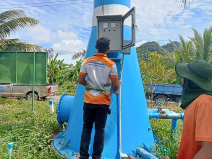 ไฟล์แนบ การประปาส่วนภูมิภาคสาขากาญจนดิษฐ์ ลงพื้นที่แนะนำและแก้ไขปัญหาระบบประปาหมู่บ้านแก่ผู้ดูแลระบบประปาหมู่บ้าน บ้านไสใน ตำบลกรูด อำเภอกาญจนดิษฐ์ จังหวัดสุราษฎร์ธานี 