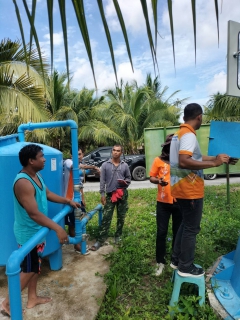 ไฟล์แนบ การประปาส่วนภูมิภาคสาขากาญจนดิษฐ์ ลงพื้นที่แนะนำและแก้ไขปัญหาระบบประปาหมู่บ้านแก่ผู้ดูแลระบบประปาหมู่บ้าน บ้านไสใน ตำบลกรูด อำเภอกาญจนดิษฐ์ จังหวัดสุราษฎร์ธานี 