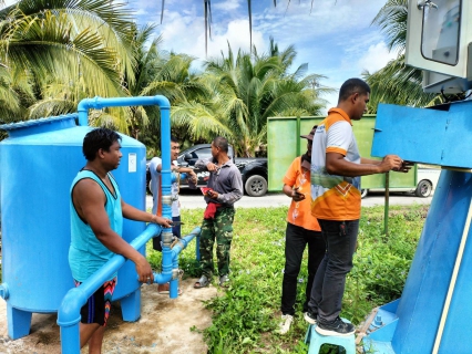 ไฟล์แนบ การประปาส่วนภูมิภาคสาขากาญจนดิษฐ์ ลงพื้นที่แนะนำและแก้ไขปัญหาระบบประปาหมู่บ้านแก่ผู้ดูแลระบบประปาหมู่บ้าน บ้านไสใน ตำบลกรูด อำเภอกาญจนดิษฐ์ จังหวัดสุราษฎร์ธานี 