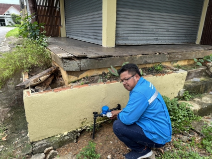 ไฟล์แนบ การประปาส่วนภูมิภาคสาขากระบี่ ดำเนินการตามแผนงานบริการและควบคุมน้ำสูญเสีย ตรวจสอบแรงดันน้ำ