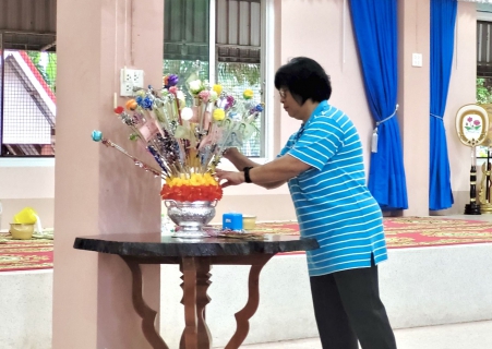 ไฟล์แนบ กปภ.สาขาขลุง เข้าร่วมกิจกรรมเข้าวัดทำบุญวันธรรมสวนะ (วันพระ) ณ วัดท่าสอน ตำบลบ่อ อำเภอขลุง จังหวัดจันทบุรี