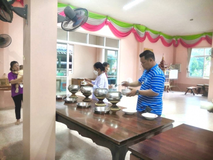 ไฟล์แนบ กปภ.สาขาขลุง เข้าร่วมกิจกรรมเข้าวัดทำบุญวันธรรมสวนะ (วันพระ) ณ วัดท่าสอน ตำบลบ่อ อำเภอขลุง จังหวัดจันทบุรี