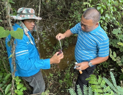 ไฟล์แนบ กปภ.สาขาขลุง ออกสำรวจหาท่อรั่วในพื้นที่ตามแผน MM05 สถานีผลิตน้ำพลิ้ว จ่ายพื้นที่บางสระเก้า บริเวณ ม.1,2,3,4,5 ต.บางสระเก้า อ.แหลมสิงห์ จ.จันทบุรี