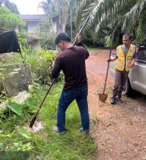 ไฟล์แนบ การประปาส่วนภูมิภาคสาขาอ่าวลึก ลงพื้นที่ออกสำรวจค้นหาท่อแตก  รั่ว