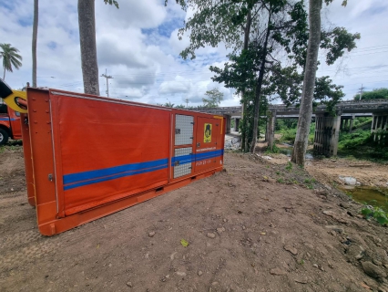 ไฟล์แนบ กปภ.สาขาบางสะพาน ประสานขอรับสนับสนุนเครื่องสูบน้ำระยะไกลจากศูนย์ป้องกันและบรรเทาสาธารณภัย เขต 4 ประจวบคีรีขันธ์ (ปภ.เขต 4) สูบทอยน้ำดิบจากคลองหินปิด ไปยังสถานีผลิตน้ำช้างแรก เพื่อแก้ไขปัญหาสถานการณ์ภัยแล้ง