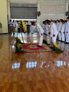 ไฟล์แนบ วันศุกร์ที่ 13 ตุลาคม 2566 การประปาส่วนภูมิภาคสาขาไชยา เข้าร่วมพิธีวางพวงมาลาเพื่อน้อมรำลึก เนื่องในวันนวมินทรมหาราช