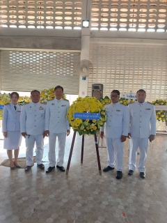 ไฟล์แนบ วันศุกร์ที่ 13 ตุลาคม 2566 การประปาส่วนภูมิภาคสาขาไชยา เข้าร่วมพิธีวางพวงมาลาเพื่อน้อมรำลึก เนื่องในวันนวมินทรมหาราช