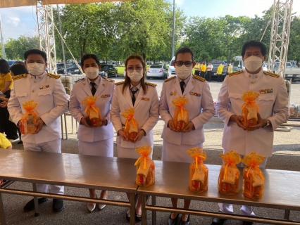 ไฟล์แนบ การประปาส่วนภูมิภาคสาขาฉะเชิงเทรา เข้าร่วมพิธีตักบาตรและพิธีวางพวงมาลาถวายราชสักการะเนื่องในวันนวมินทรมหาราช
