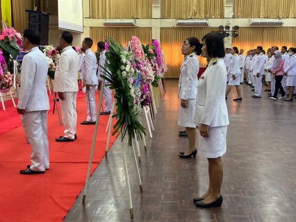 ไฟล์แนบ การประปาส่วนภูมิภาคสาขาคลองท่อม เข้าร่วมกิจกรรมน้อมรำลึกในพระมหากรุณาธิคุณ เนื่องในวันคล้ายวันสวรรคต พระบาทสมเด็จพระจุลจอมเกล้าเจ้าอยู่หัว พระมหากษัตริย์ผู้เป็นที่รักยิ่งของชาวไทย โดยในเวลา 8.30 น.ได้