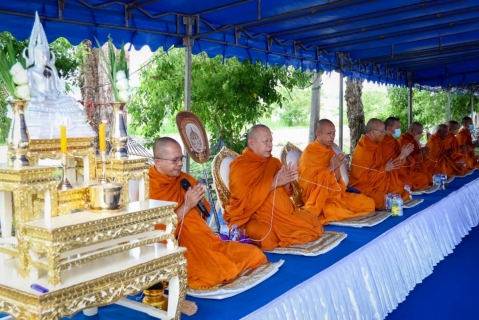 ไฟล์แนบ กปภ.สาขาพัทยา (พ) ร่วมกับชุมชนเขาโพธิ์ทอง จัดพิธีทำบุญกลางบ้าน 