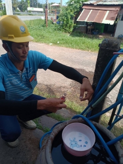ไฟล์แนบ กปภ.สาขาบ้านไผ่  เก็บตัวอย่างน้ำ ตรวจควบคุมคุณภาพก่อนส่งไปยังบ้านเรือนประชาชน