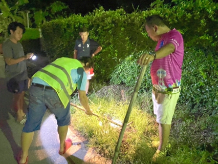 ไฟล์แนบ กปภ.สาขาขลุง เดินหน้าลดน้ำสูญเสีย ออกสำรวจหาท่อรั่วในพื้นที่ตามแผน (ทำ Step Test) ต่อเนื่อง ค้นหาท่อแตก/รั่ว MM05 สถานีผลิตน้ำพลิ้ว จ่ายพื้นที่ ต.บางสระเก้า อ.แหลมสิงห์ จ.จันทบุรี