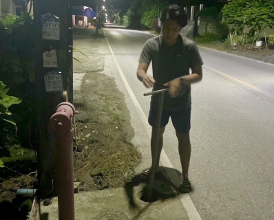 ไฟล์แนบ กปภ.สาขาขลุง เดินหน้าลดน้ำสูญเสีย ออกสำรวจหาท่อรั่วในพื้นที่ตามแผน (ทำ Step Test) ต่อเนื่อง ค้นหาท่อแตก/รั่ว MM05 สถานีผลิตน้ำพลิ้ว จ่ายพื้นที่ ต.บางสระเก้า อ.แหลมสิงห์ จ.จันทบุรี