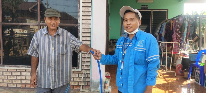 ไฟล์แนบ ลูกค้ายิ้มรับ !! Mr.ประปากำแพงเพชร แก้ไขน้ำไหลอ่อน 