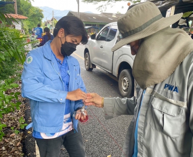 ไฟล์แนบ กปภ.สาขาขลุง ออกสำรวจหาท่อรั่วในพื้นที่ตามแผนลดน้ำสูญเสียต่อเนื่อง (ผลจากการทำ Step Test) MM05 สถานีผลิตน้ำพลิ้ว จ่ายพื้นที่ ต.บางสระเก้า อ.แหลมสิงห์ จ.จันทบุรี