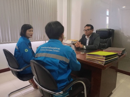 ไฟล์แนบ กปภ.สาขาคลองท่อมลงพื้นที่พบปะลูกค้ารายใหญ่ ในเขตพื้นที่ตำบลห้วยน้ำขาว, ตำบลคลองพน