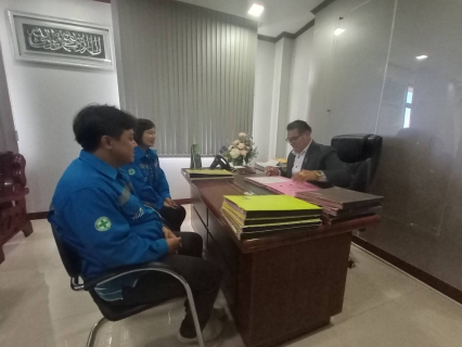 ไฟล์แนบ กปภ.สาขาคลองท่อมลงพื้นที่พบปะลูกค้ารายใหญ่ ในเขตพื้นที่ตำบลห้วยน้ำขาว, ตำบลคลองพน