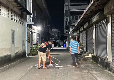 ไฟล์แนบ กปภ.สาขาขลุง ออกสำรวจหาท่อรั่วในพื้นที่ตามแผนลดน้ำสูญเสียต่อเนื่อง เพื่อตรวจสอบจุดต้องสงสัย MM01 สถานีผลิตน้ำสาขาขลุง จ่ายพื้นที่เทศบาลขลุง บริเวณ ถ.เทศบาลสาย1 เชื่อมกับ ถ.เทศบาลสาย5 อ.ขลุง จ.จันทบุรี