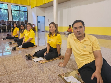 ไฟล์แนบ กปภ.สาขาธัญบุรี ร่วมพิธีเจริญพระพุทธมนต์เฉลิมพระเกียรติแด่พระบาทสมเด็จพระเจ้าอยู่หัว สมเด็จพระนางเจ้าสิริกิติ์ พระบรมราชินีนาถ พระบรมราชชนนีพันปีหลวง และสมเด็จพระนางเจ้าฯ พระบรมราชินี ประจำปีพุทธศักราช ๒๕๖๖