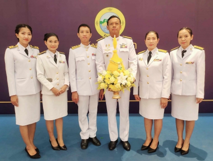 ไฟล์แนบ กปภ.สาขาพังงาร่วมพิธีเจริญพระพุทธมนต์ทำบุญตักบาตรและร่วมวางพานพุ่มดอกไม้สด เนื่องในวันพ่อแห่งชาติ 5 ธันวาคม 2566