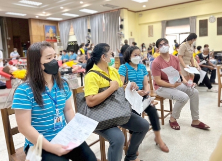 ไฟล์แนบ กปภ.สาขาปทุมธานี ร่วมบริจาคโลหิต กับเหล่ากาชาดจังหวัดปทุมธานี  เนื่องในวันคล้ายวันพระบรมราชสมภพพระบาทสมเด็จพระบรมชนกาธิเบศร มหาภูมิพลอดุลยเดชมหาราช บรมนาถบพิตร และวันพ่อแห่งชาติ 5 ธันวาคม 2566