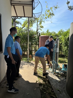 ไฟล์แนบ กปภ.สาขาขอนแก่น (พ) ดำเนินการตรวจสอบระบบเเละคุณภาพน้ำประปาเพื่อเตรียมความพร้อม รับเสด็จฯ ณ เรือนประทับเเรม สำนักงานชลประทานที่ 6 