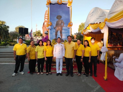 ไฟล์แนบ การประปาส่วนภูมิภาคสาขาประจวบคีรีขันธ์ เข้าร่วมพิธีสวดพระพุทธมนต์และพิธีทำบุญตักบาตรถวายพระราชกุศลและพิธีวางพานพุ่มดอกไม้และถวายพระราชสดุดี เนื่องในวันสมเด็จพระเจ้าตากสินมหาราช 28 ธันวาคม 2566