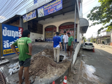 ไฟล์แนบ กปภ.สาขากำแพงเพชร ลงพื้นที่ตรวจสอบและติดตามงานซ่อมท่อประปา เพื่อให้งานรวดเร็วและมีประสิทธิภาพมากยิ่งขึ้น