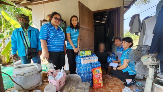 ไฟล์แนบ กปภ.สาขาอ้อมน้อย ลงพื้นที่เยี่ยมผู้ป่วยติดเตียงและเด็กพิการ ตำบลสวนหลวง