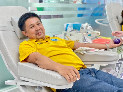ไฟล์แนบ กปภ.สาขาสงขลา ร่วมบริจาคโลหิต ถวายเป็นพระราชกุศลแด่พระบาทสมเด็จพระเจ้าอยู่หัว เนื่องในโอกาสมหามงคลเฉลิมพระชนมพรรษา 6 รอบ 28 กรกฎาคม 2567 