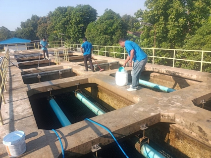 ไฟล์แนบ กปภ.สาขากาญจนบุรี ล้างถังตกตะกอนโรงกรองน้ำ ประจำเดือน มกราคม 2567 