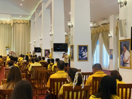 ไฟล์แนบ กปภ.สาขากุยบุรี เข้าร่วมประกอบพิธีเจริญพระพุทธมนต์เฉลิมพระเกียรติถวายพระพรชัยมงคลแด่พระบาทสมเด็จพระเจ้าอยู่หัว เนื่องในโอกาสวันเฉลิมพระชนมพรรษา 6 รอบ 28 กรกฎาคม 2567 