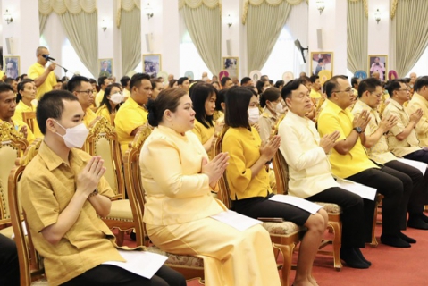 ไฟล์แนบ กปภ.สาขากุยบุรี เข้าร่วมประกอบพิธีเจริญพระพุทธมนต์เฉลิมพระเกียรติถวายพระพรชัยมงคลแด่พระบาทสมเด็จพระเจ้าอยู่หัว เนื่องในโอกาสวันเฉลิมพระชนมพรรษา 6 รอบ 28 กรกฎาคม 2567 