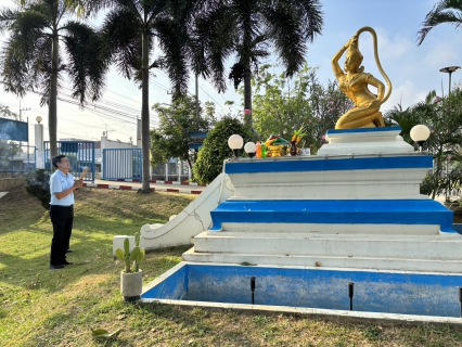 ไฟล์แนบ กปภ.สาขาด่านช้าง จัดพิธีบวงสรวงพระแม่ธรณี เนื่องในวันครบรอบ 45 ปี วันสถาปนา กปภ.