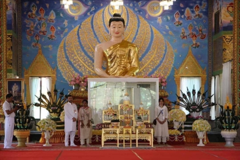 ไฟล์แนบ กปภ.สาขากระบี่ ร่วมขบวนอัญเชิญพระบรมสารีริกธาตุและพระอรหันตธาตุของพระสารีบุตรและพระโมคคัลลานะ ขึ้นประดิษฐานเป็นการชั่วคราว ภายในวิหารวัดมหาธาตุวชิรมงคล (วัดบางโทง) อำเภออ่าวลึก จังหวัดกระบี่