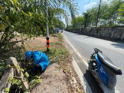 ไฟล์แนบ การประปาส่วนภูมิสาขาจันดี ลงพื้นที่เดินสำรวจหาท่อแตก-ท่อรั่ว